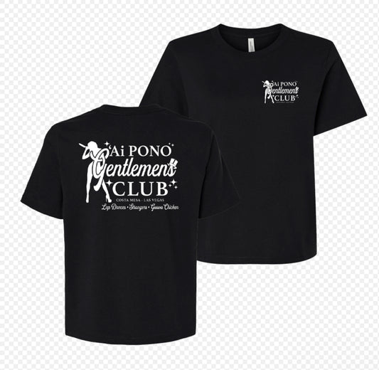 Women’s ‘Ai Pono Gentlemen’s Club Crop Top