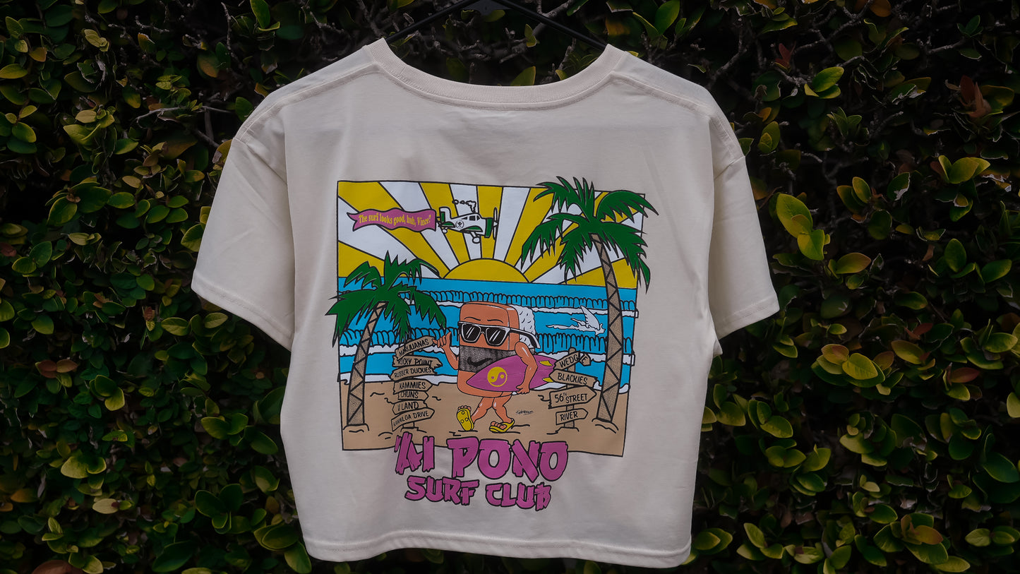 ‘Ai Pono Surf Club Crop Top