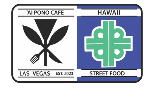 ‘Ai Pono Las Vegas Safety Check Vinyl Slaps (Blue)