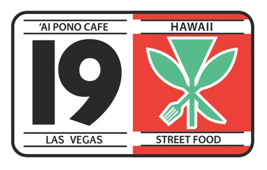 ‘Ai Pono Las Vegas Safety Check Vinyl Slaps (Red)