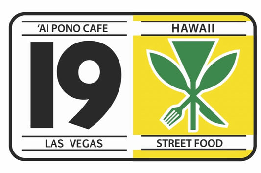 ‘Ai Pono Las Vegas Safety Check Vinyl Slaps (Yellow)